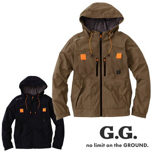 桑和 G.GROUND GEAR 0309-00 EF用長袖ブルゾン SOWA 遮熱生地 フルハーネス対応 ワーク ユニフォーム S〜6L ナイロン100% 刺繍加工有料