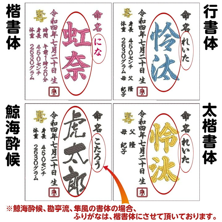 楽天市場】オーダーメイド 刺繍 命名書 代筆 鞠 毬 手毬 色紙 刺繍名前 