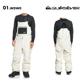 QUIKSILVER/クイックシルバー メンズ スノーウェア ビブパンツ FLY HIGH BIB 2024-25 SNOW EQYTP03212 スノボウェア スノーボードウェア スキーウェア ボードウェア ブランド おしゃれ 男性用 《MDW》 型落ち アウトレット SS限定