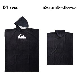 QUIKSILVER/クイックシルバー ジュニア お着替えポンチョ HOODY TOWEL YOUTH 2025 SPRING GLOBAL KTW251301 プール ビーチタオル お着替えタオル バスタオル ビーチ 海水浴 海 川遊び シンプル フード ジュニア 子供用 こども用 男の子用 女の子用 《☆》