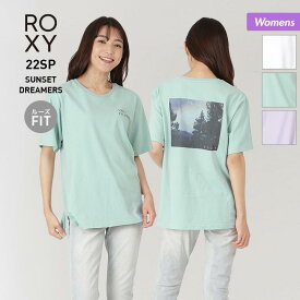 【SALE】 ROXY/ロキシー レディース 半袖 Tシャツ RST221104 ティーシャツ ルーズフィット トップス 女性用