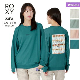 ROXY/ロキシー レディース ロングTシャツ RLT234806 長袖 ティーシャツ ロンT ロンティー トップス ロゴ 女性用 《OTLSS》 《☆》 型落ち アウトレット SS限定