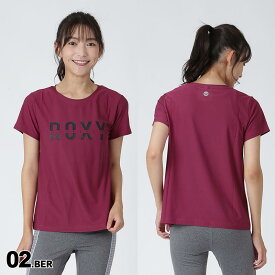 ROXY ロキシー レディース 水陸両用 UVカットTシャツ RST234545 スポーツウェア 速乾 ジム 半袖 UPF50+ ヨガ 女性用