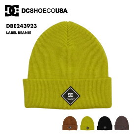 DC SHOES/ディーシー LABEL BEANIE ニット帽 メンズ レディース DBE243923 ビーニー ニットキャップ スノーボード スキー スノボ ロゴ 防寒 保温 暖かい 冬用 雪遊び スキー用品 ウィンタースポーツ ブランド 男女兼用 2024 SNOW 型落ち アウトレット