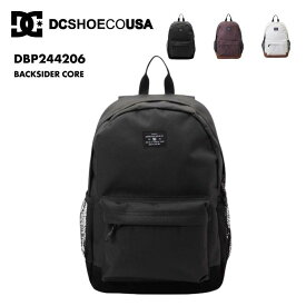 DC SHOES/ディーシー メンズ バックパック BACKSIDER CORE 4 2024 FALL DBP244206 リュック 鞄 かばん ザック 20L メッシュポケット ドリンクホルダー付き 通勤 通学 男性用 《☆》