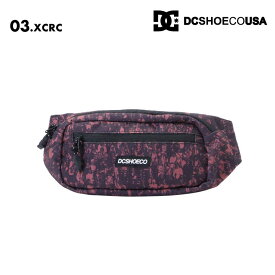 DC SHOES/ディーシー メンズ ウエストバッグ TUSSLER 4 2024 FALL DBG244213 ウエストポーチ 鞄 かばん ボディバッグ 1.62L ポリエステル スリップポケット ランニング 子供 小物入れ 《☆》