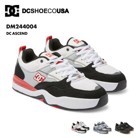DC SHOES/ディーシー メンズ レディース スケートボードシューズ DC ASCEND DM244004 2024秋 軽量 クッション性 ローカット スニーカー スケシュー スケボー 靴 おしゃれ スポーツ 男女兼用 ブランド《26cm〜28cm》