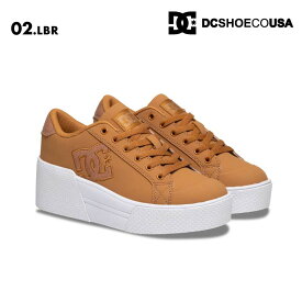 DC SHOES/ディーシー レディース シューズ CHELSEA LITE WEDGE 2024 FALL DW244601 靴 くつ ウェッジソール 軽量 疲れにくい コーデュロイロゴ 美脚効果 女性用 《☆》