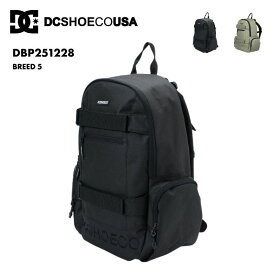 DC SHOES/ディーシー メンズ バックパック BREED 5 2025 SPRING DBP251228 リュックサック デイパック ザック バッグ 鞄 かばん 通勤 通学 シンプル ロゴ 男性用 《☆》