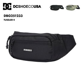 DC SHOES/ディーシー メンズ ウエストパック TUSSLER 4 2025 SPRING DBG251233 ウエストポーチ ウエストバッグ 小物入れ ボディバッグ ランニング 散歩 鞄 かばん 無地 シンプル 男性用 《☆》