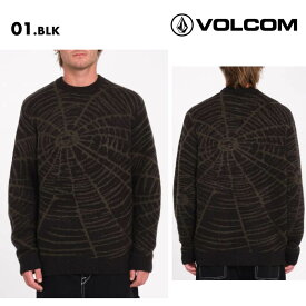 VOLCOM/ボルコム メンズ セーター ANARCHIETOUR SWEATER 2024 FALL A0732401 レギュラーフィット クルーネック ヘビーウェイト スキー スノボ 防寒 暖かい ラウンドカラー 秋冬 ニット 男性用 《☆》 型落ち アウトレット