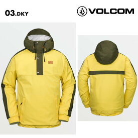 VOLCOM/ボルコム メンズ スノージャケット LONGO 20K PULLOVER 2025 SNOW G0652511 スノーボード スキー ウインタースポーツ 防寒 スノボウェア スキーウェア アウター バギーフィット 通気性 レトロ ベンチレーション 男性用 《MDW》
