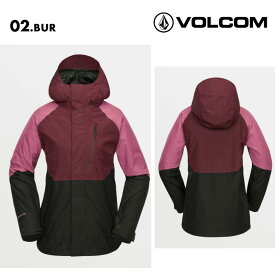 VOLCOM/ボルコム レディース GORE-TEX スノージャケット V.CO ARIS INS GORE JACKET 2025 SNOW H0452505 スノーボード ゴアテックス 上 防寒 ウィンタースポーツ 雪遊び おしゃれ スノボウェア スキーウェア アウター リラックスフィット ゴーグルポケット 通気性 女性用