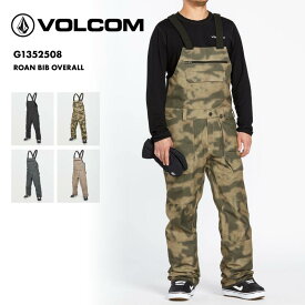 スノーボードウェア ボードウェア スノボウェア VOLCOM/ボルコム メンズ スノーウェア ビブパンツ ROAN BIB OVERALL 2025 SNOW G1352508 スノーボード スキー ウインタースポーツ 防寒 スノボウェア スキーウェア ボトムス リラックスフィット オーバーオール 男性用 《MDW》