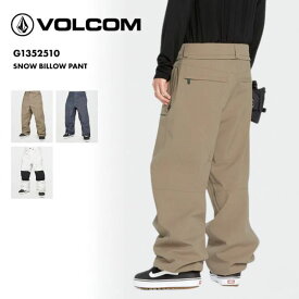 スノーボードウェア ボードウェア スノボウェア VOLCOM/ボルコム メンズ スノーウェア パンツ SNOW BILLOW PANT 2025 SNOW G1352510 スノーボード スキー ウインタースポーツ 防寒 スノボウェア スキーウェア ボトムス バギーフィット ウエストバンド 防水 男性用 《MDW》