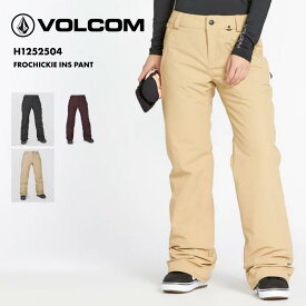 スノーボードウェア ボードウェア スノボウェア VOLCOM/ボルコム レディース スノーウェア パンツ FROCHICKIE INS PANT 2025 SNOW H1252504 スノーボード スキー ウインタースポーツ 防寒 スノボウェア スキーウェア ボトムス リラックスフィット バックポケット 女性用