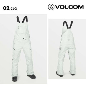 VOLCOM/ボルコム レディース GORE-TEX スノー ビブパンツ ELM STRETCH GORE BIB OVERALL 2025 SNOW H1352501 スノーボード スキー ゴアテックス 防寒 スノボウェア スキーウェア ボトムス スリムフィット 伸縮性