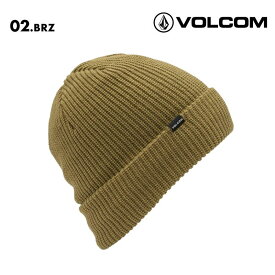VOLCOM/ボルコム メンズ ビーニー SWEEP LINED BEANIE 2026 SNOW J5852607 スノボ スキー スノーボード ニット帽 帽子 ニットキャップ 防寒 折り返し 二つ折り ブランド 男性用