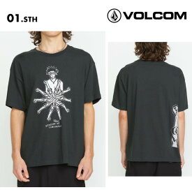 VOLCOM/ボルコム メンズ 半袖 Tシャツ TT SENSE PROCESS SST 2025 SPRING A4312502 リラックスフィット ルーズフィット カジュアル プリント クルーネック ゆったり おしゃれ かっこいい ブランド 男性用 《☆》