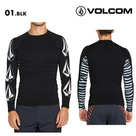 VOLCOM/ボルコム メンズ 長袖 ラッシュガード SURF VITALS J ROBINSON TGHT LS 2025 SPRING A9312504 レギュラーフィット クルーネック UVカット ビーチ プール サーフィン トレーニング おしゃれ ブランド 男性用 《☆》