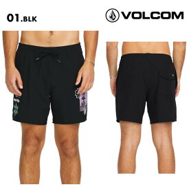 VOLCOM/ボルコム メンズ サーフパンツ FA F RYGALSKI TRUNK 17 2025 SPRING A2512507 ボードショーツ 水着 サーフィン ビーチ プール ウエストゴム ストレッチ 4WAY ブランド ロゴ 男性用 《☆》