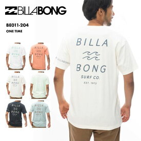 ビラボン Tシャツ メンズ 夏服 半袖 クルーネック ロゴT バックプリント おしゃれ コットン100％ BE011-204 BILLABONG SALE セール アウトレット ホワイト クリーム ミント カジュアル 春夏 シンプル 海 ビーチ リゾート 旅行 サーフブランド 型落ち 激安 《OTMSS》 《☆》