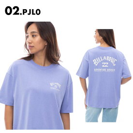 BILLABONG/ビラボン レディース UV 半袖Tシャツ ADIV LOGO TEE 2024 SPRING BE013-215 UVカット 吸収速乾 日焼け対策 ティーシャツ 紫外線対策 オシャレ ロゴ ブランド 女性用 《OTLSS》 《☆》 型落ち アウトレット