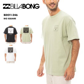 《SALE》 BILLABONG/ビラボン メンズ 半袖 Tシャツ BIG SQUARE 2023 SUMMER BD011-246 バックプリント ロゴ カットソー 春夏 半そで トップス ブランド 男性用 《OTMSS》 《☆》 型落ち アウトレット