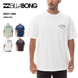 BILLABONG/ビラボン メンズ 半袖 Tシャツ ARCH FILL 2025 SPRING BF011-208 半そで 紫外線対策 水着 ビーチ 海 海水浴 ロゴ バックプリント シンプル ブランド 男性用 《☆》