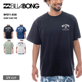 BILLABONG/ビラボン メンズ 半袖 ラッシュガード SURF FLEX TEE 2025 SPRING BF011-858 半そで Tシャツ 水着 ビーチ 海 海水浴 ロゴ バックプリント シンプル ブランド 男性用 《☆》
