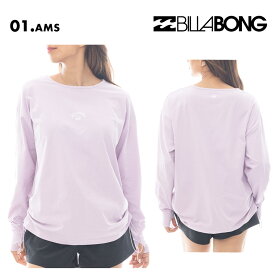 BILLABONG/ビラボン レディース 長袖 ラッシュガード MORFY LS TEE RASH 2025 SPRING BF013-875 水着 UPF+50 紫外線対策 日焼け対策 サーフィン ビーチ 海 プール シンプル ブランド 女性用 《☆》