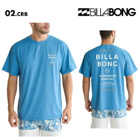 BILLABONG/ビラボン メンズ 半袖 ラッシュガード AIR DRY MESH TEE 25SUMMER BF01A-854 Tシャツ UVカット 紫外線対策 日焼け対策 サーフィン ビーチ 速乾 通気 シンプル ブランド 男性用 《☆》 型落ち アウトレット