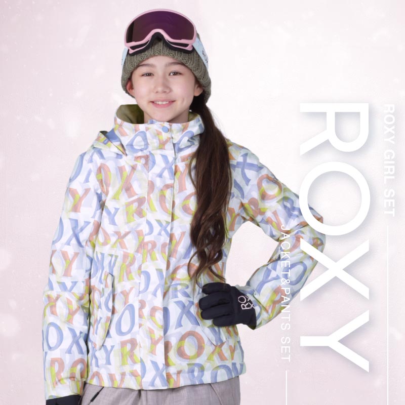 楽天市場】スノーボードウェア スキーウェア 130～150 ROXY ロキシー