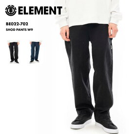 ELEMENT/エレメント メンズ スケートボードパンツ リラックス ワイド SHOD PANTS W9 2024 FALL BE022-702 ロングパンツ 長ズボン デニム 伸縮 ロゴ ブランド 正規品 男性用 ロゴ ワイドシルエット 《☆》 型落ち アウトレット