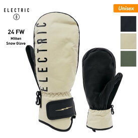 ELECTRIC/エレクトリック メンズ ミトングローブ E24F43スノーグローブスキーグローブ スノボ 防寒 手袋 手ぶくろ てぶくろ スノー グローブ リーシュコード付 男性用 ブランド