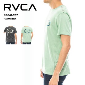RVCA/ルーカ メンズ 半袖 Tシャツ HAWAII HEX 2023 SUMMER BD041-257 トップス TEE カットソー 春夏 半そで ブランド おしゃれ ギフト プレゼント 男性用