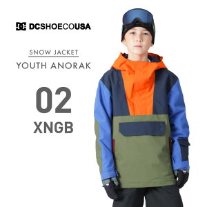 LbY WjA Xm[EFA WPbg DC-43 YOUTH ANORAK 2023/24 SNOW Xm{EFA WPbg Pi XL[EFA Xm[WPbg h g 㒅 AE^[ uh DC SHOES/fB[V[ ADBTJ