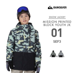 Xm[{[hEFA {[hEFA Xm{EFA QUIKSILVER/NCbNVo[ WjA Xm[WPbg MISSION PRINTED BLOCK YOUTH JK 2024-25 SNOW EQBTJ03196 XL[EFA Xm[EFA WPbg W