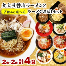 新発売 ラーメン お試し 4食セット 7種から選べる らーめん 詰め合わせ 丸大豆 醤油 つけ麺 まぜそば 中華そば 白湯 辛味噌 カレー 中華麺 太麺 細麺 そば 食品 ポイント消化 1000円ポッキリ 送料無料 グルメ