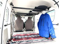 NAMINORIKOZOU エブリイDA17V・W 左右サイドバー&高低ワンタッチバー3本セット ハイグレードパッド付 車…