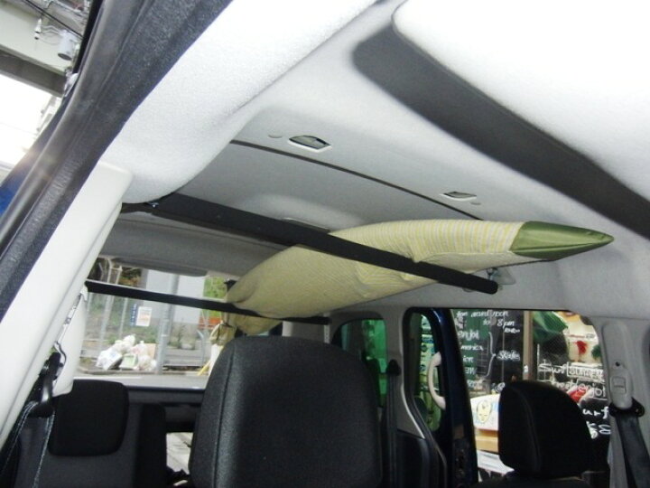 楽天市場 カングー 車内キャリア 車内天井活用 スノーボード サーフィン ロングボード スキー 脚立 ロッドホルダー サイドバー キャンプ ベース キャリア 車中泊 釣り 職人棚 ルーフ インナー 室内 車内 ラック 棚 荷室 荷台 天井 収納 なみのりこぞう 楽天市場店
