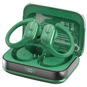 ���C�����X�C���z�� Bluetooth 5.3 �X�|�[�c�p �C���z�� �m�C�Y�L�����Z�����O ���S���C�����X 75���ԘA���Đ� LED�c�ʕ\�� IPX7�h�� �}�C�N���� �����j���O ���[�N�A�E�g �u���[�g�D�[�X �w�b�h