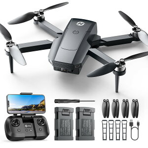 Holy Stone �h���[�� �J�����t�� 100g���� GPS���� 2K�J���� �܂��� ���^�h���[�� HS156 �u���V���X���[�^�[ �\���s�v ���O 26����s �o�b�e���[2�� �I�v�e�B�J���t���[ �����A�� �����F�؍ς� ��
