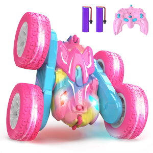 DEERC ���W�R���J�[ ���ǂ����� �I�t���[�h �����R���J�[ ���W�R�� �Ԃ������� �ό`�\ �X�^���g�J�[ ���^ 360�x��] ���ʑ��s RC�J�[ USB�[�d LED���� ���w�� ���w�� �j�̎q �a���� ���蕨