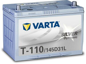 VARTA(�o���^) Silver Dynamic T-110/145D31L ���Y�ԗp�o�b�e���[ �A�C�h�����O�X�g�b�v��/�[�d�����/�W���� �����E�����e�i���X�t���[