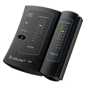 LAN�`�F�b�J�[ RJ45 CAT6A 6 5E 5�P�[�u�������RJ11�d�b�P�[�u���p LAN�e�X�^�[ �� 1�_