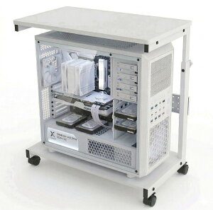 PC���S�� PC���b�N �L���X�^�[�t�� 5�i�K�������� �t���^���[�Ή� W64×D35×H60~80cm �ω׏d40kg PC�X�^���h �T�[�o�[���b�N �p�\�R�����b�N �p�\�R�����S�� �T�C�h���S�� �f�X�N�����[ �ȃX�y�[