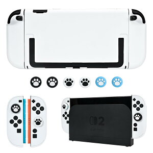Switch2 �p �P�[�X �J�o�[ ��񐢑�ɑΉ� �ی�J�o�[ �P�[�X ������ PC ���y�� �ϏՌ� �����h�~ �S�ʕی� ���O���ȒP �L�����O���b�v�L���b�v 6�� �z���C�g