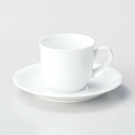 24客セット S コーヒー 碗と受皿 容量 190cc 強化磁器 日本製 美濃焼 陶器 セット 業務用 カフェ 喫茶店 飲食店 ホテル＆レストラン シンプル 白 シック おしゃれ