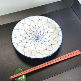 美濃焼 アミ 丸皿 16cm 中皿 取皿 銘々皿 日本製 陶器 伝統 おしゃれ かわいい 食器 実用品 和食器 食器 収納 便利 実用品 涼し